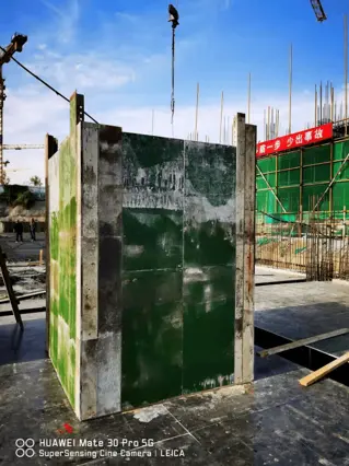 coffrage d'une dalle beton
