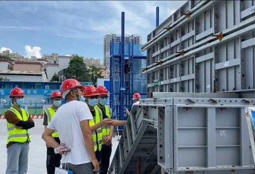Vanke City Aluminium Concrete Formwork Hire Solution