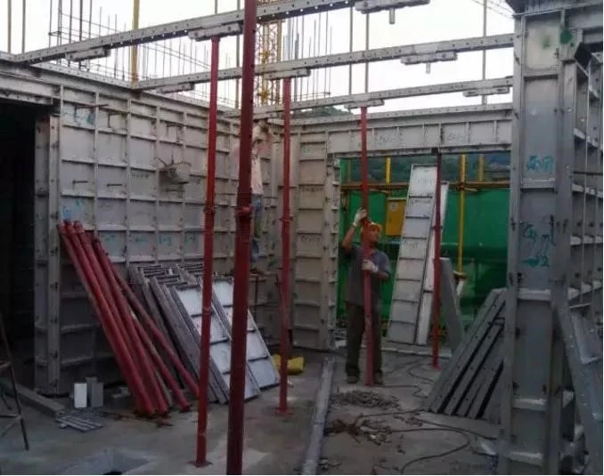 encofrado de hormigón